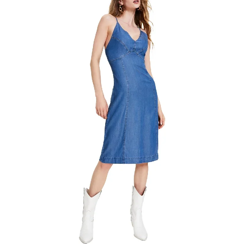 Guess Womens Panel  Midi Dress