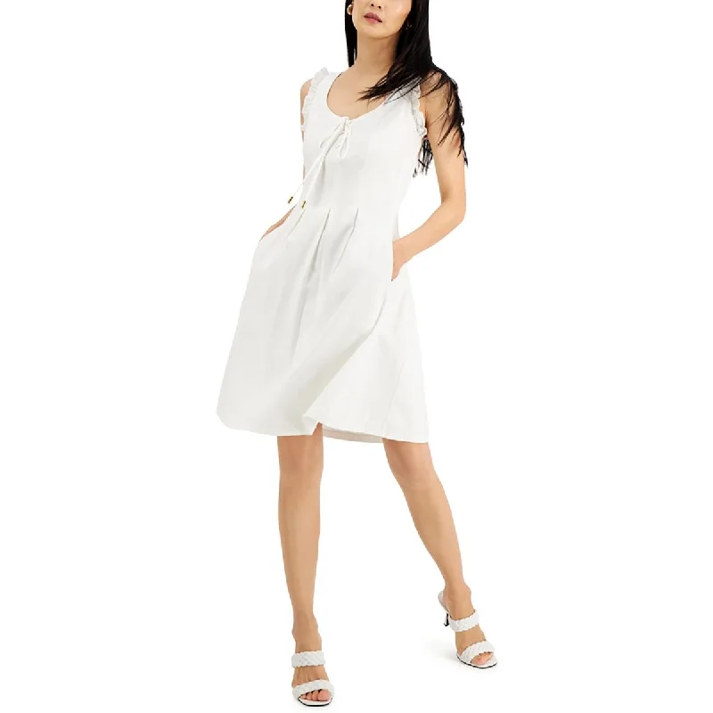 INC Womens Lined Summer Midi Dress