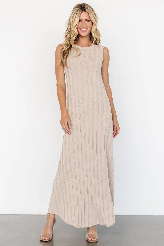 Skylar Tank Maxi Dress | Taupe