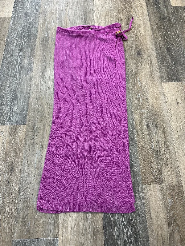 Skirt Midi By Free People In Purple, Size: S