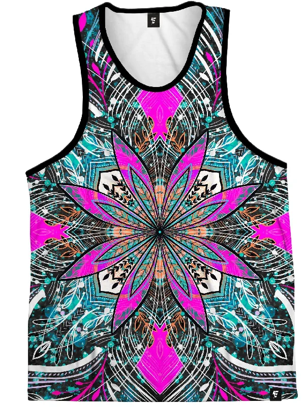 Floral Burst Unisex Tank