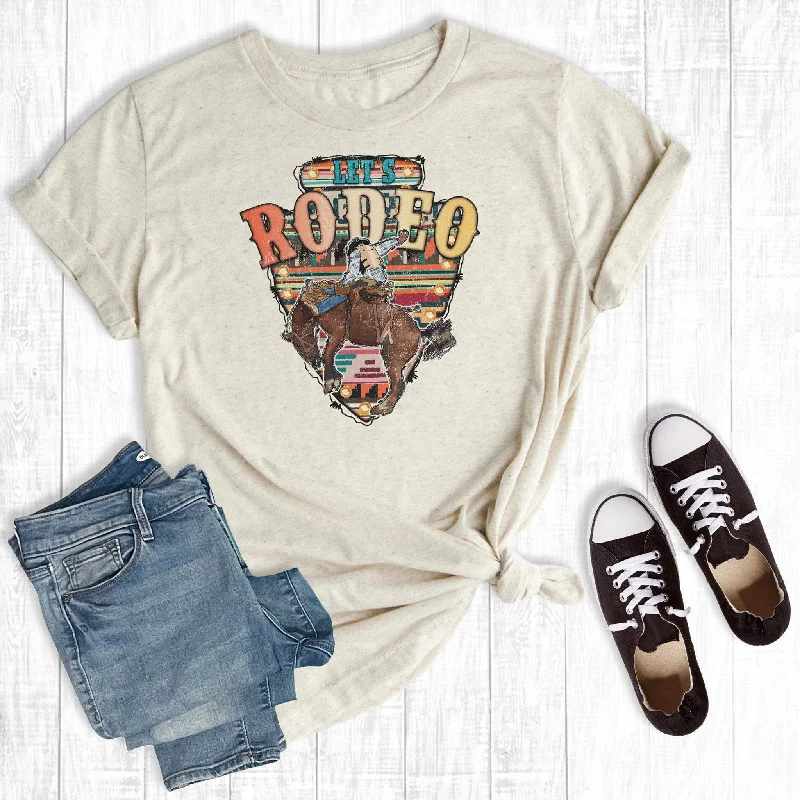 Rebel Rose Women's Let's Rodeo Arrow T-Shirt