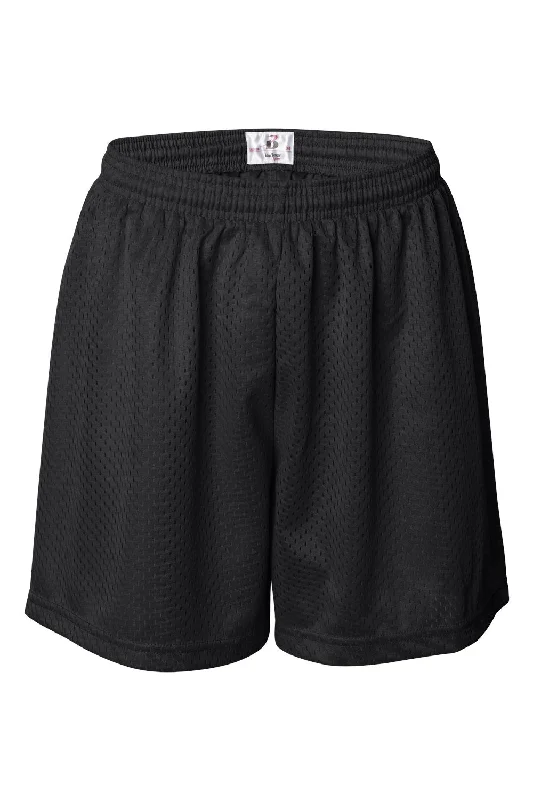 Badger Womens Pro Mesh Shorts w/ Liner - Black - Closeout