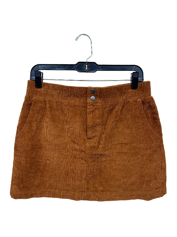 Skirt Mini & Short By Abound In Brown, Size: M