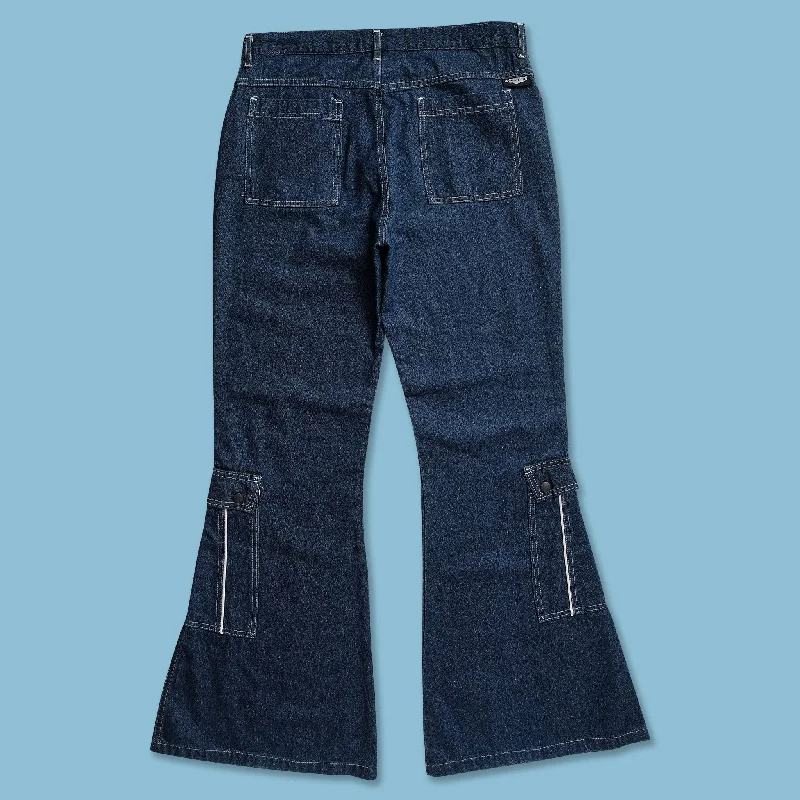 Y2K Flared Denim Pants 34x34