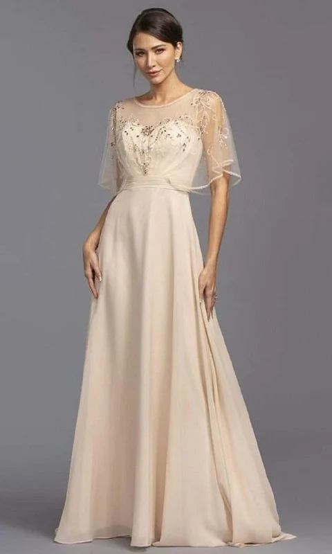 Aspeed Design - M2276 Modest Feminine Soft A-Line Dress