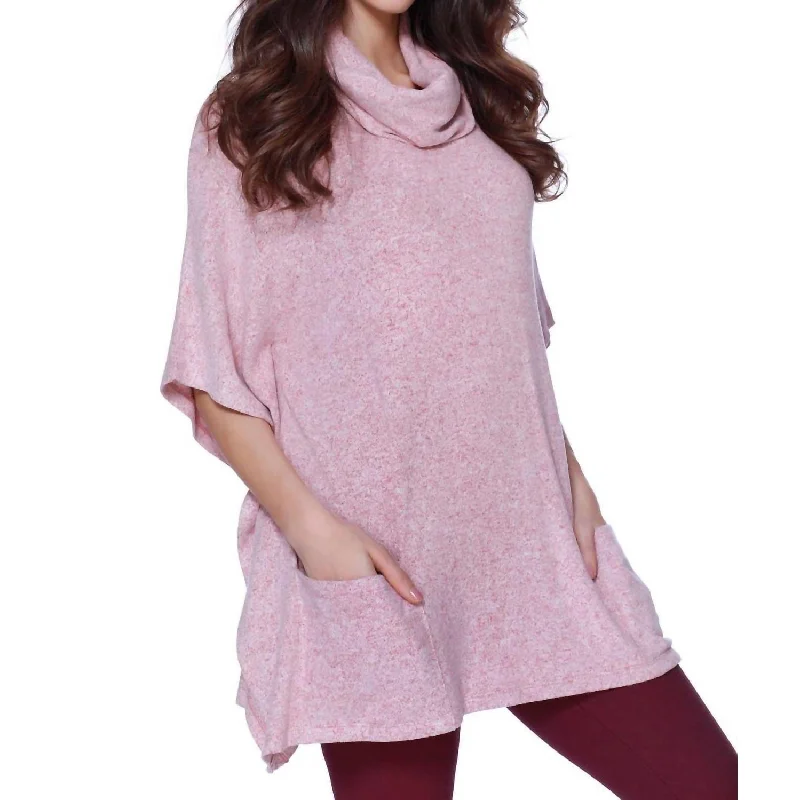 French Kyss - Harper Kashmira Cowl Neck Poncho