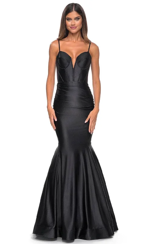 La Femme 32269 - Plunging Mermaid Prom Dress