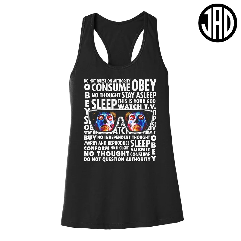 Stay Asleep - Women's Racerback Tank