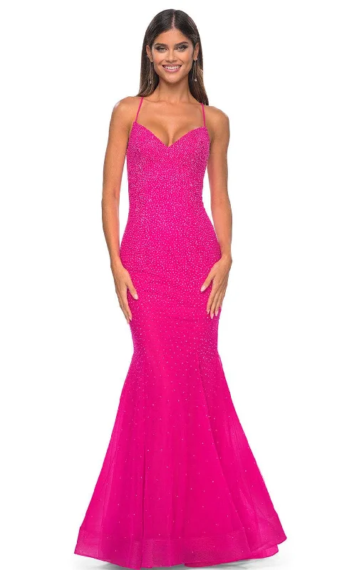 La Femme 32273 - Embellished V-Neck Prom Dress