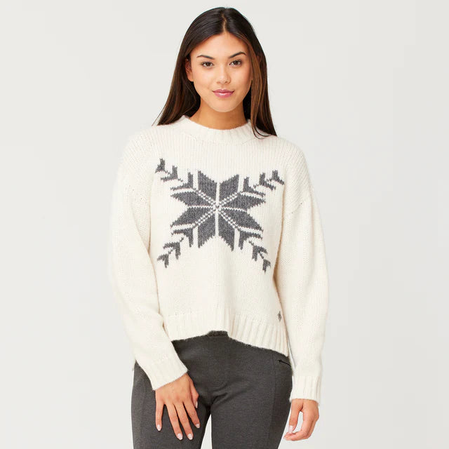 Krimson Klover Women's Snowflake Sweater