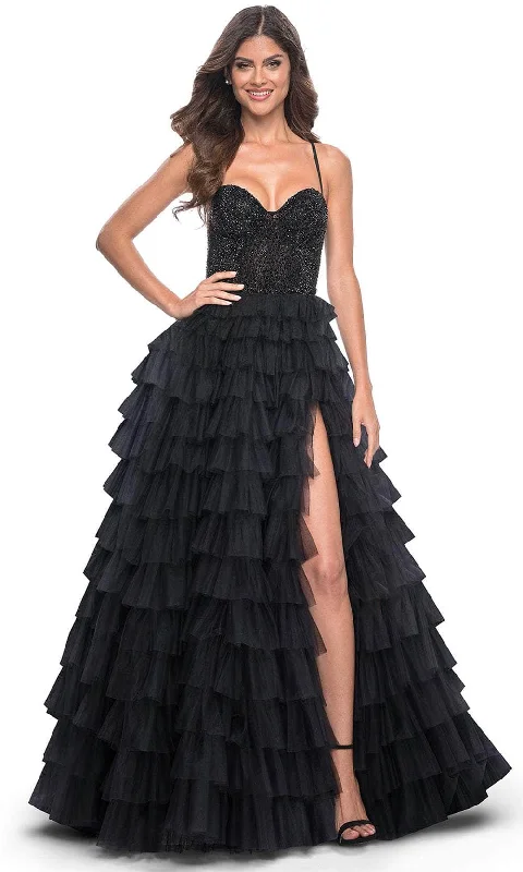 La Femme 32002 - Sweetheart Beaded Top Prom Gown