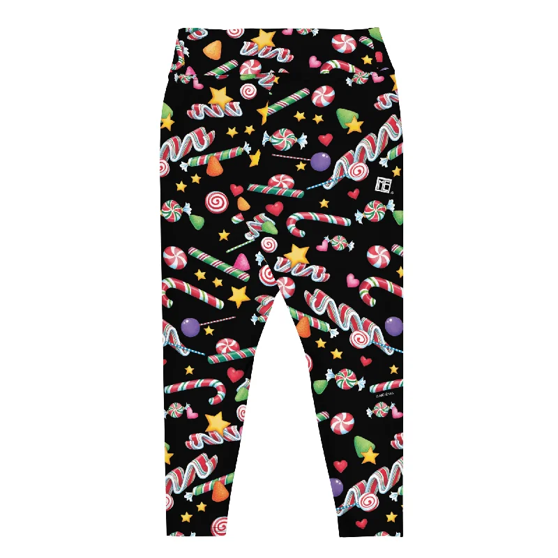 Christmas Candy Plus Size Leggings