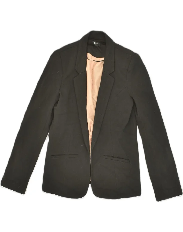 OASIS Womens Blazer Jacket UK 8 Small Black Polyester