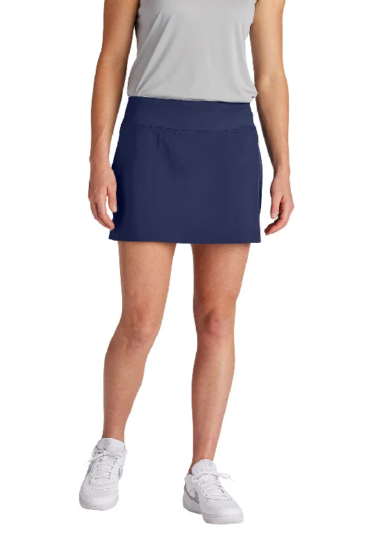 Sport-Tek Womens Repeat Moisture Wicking Skorts w/ Pockets - True Navy Blue - New