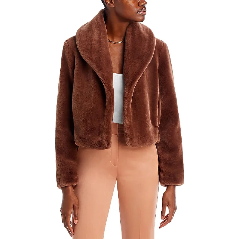 [BLANKNYC] Womens Faux Fur Dressy Bolero