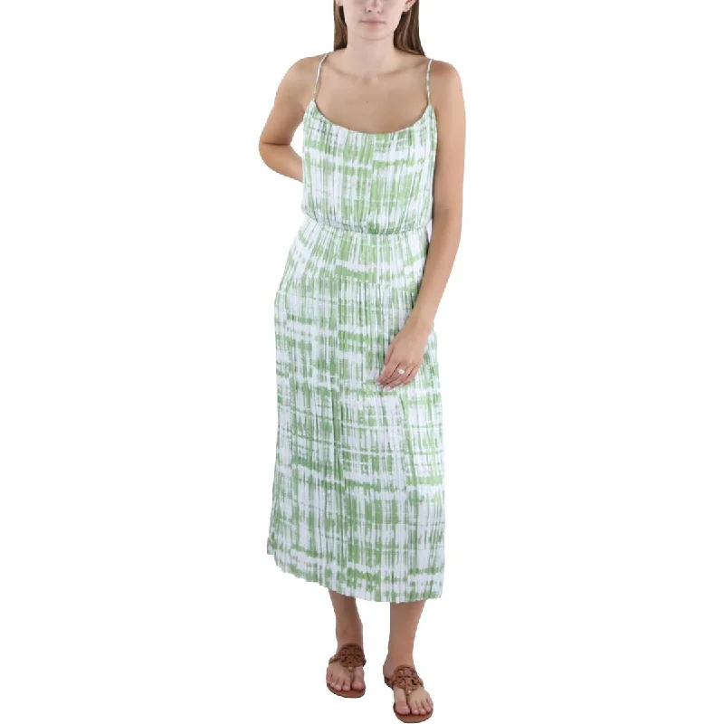 Vince Womens Tie Dye Long Maxi Dress