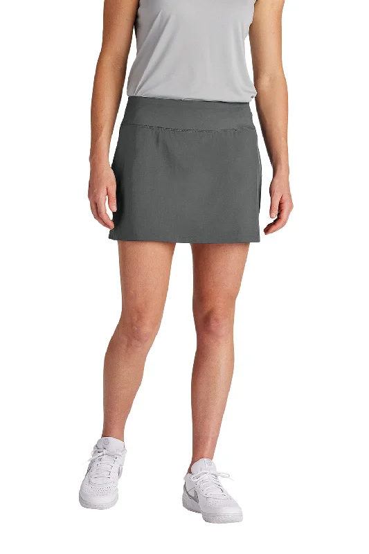 Sport-Tek Womens Repeat Moisture Wicking Skorts w/ Pockets - Iron Grey - New