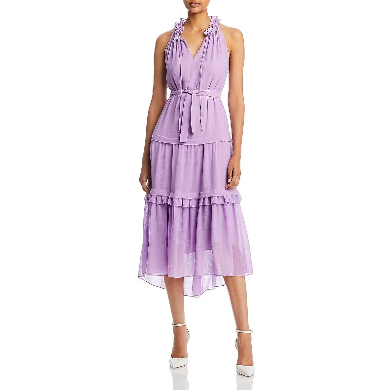 Kobi Halperin Womens Vale Tiered Long Maxi Dress