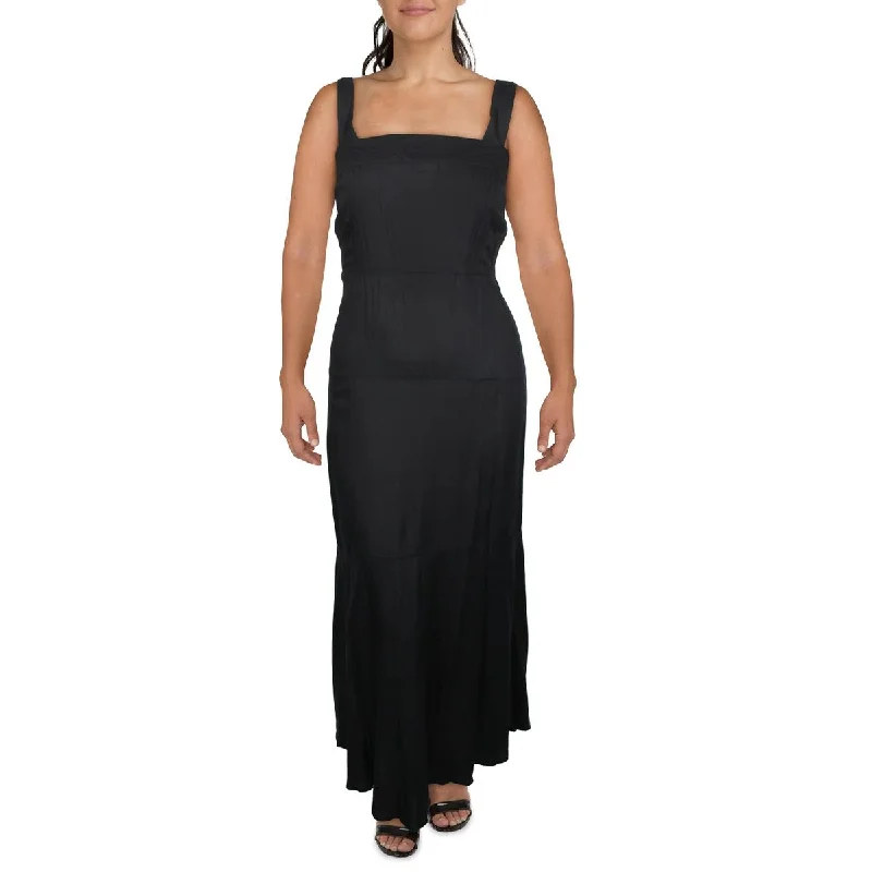 Vince Camuto Womens Plus Darts Long Maxi Dress