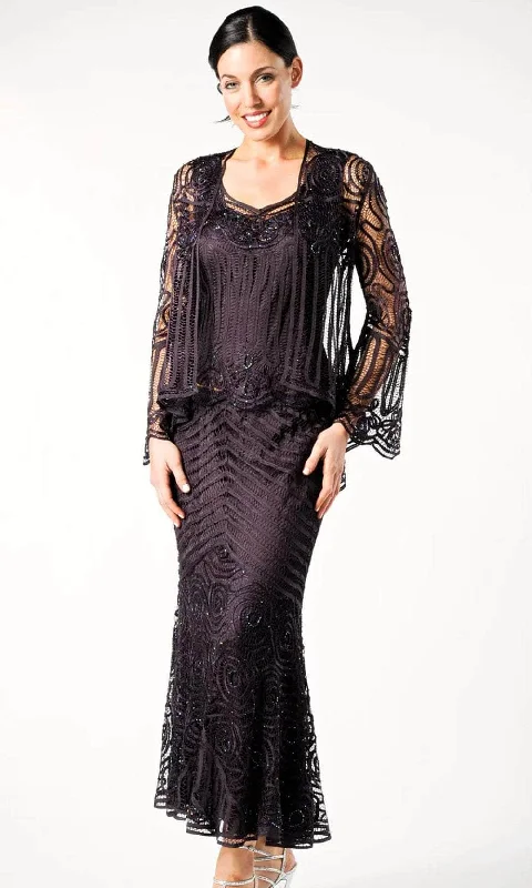 Soulmates D7156 - Crochet A-Line Formal Dress