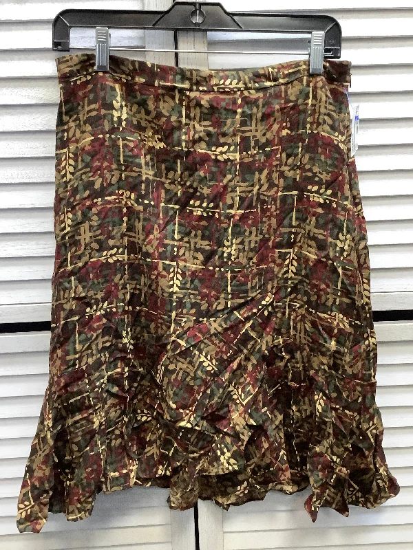 Skirt Midi By Loft In Multi-colored, Size: M