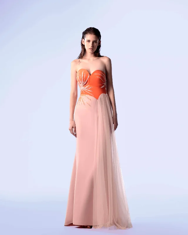 MNM Couture G1717 - Beaded Sweetheart Evening Gown