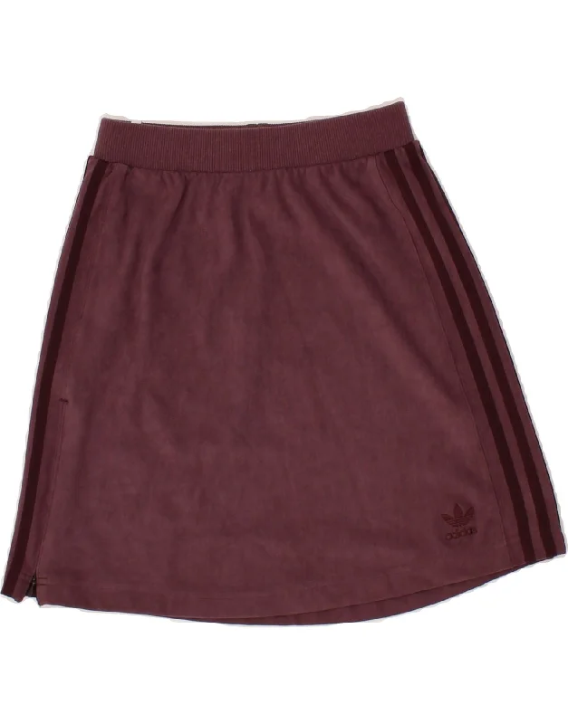 ADIDAS Womens Tennis Skirt UK 4 XS  Maroon