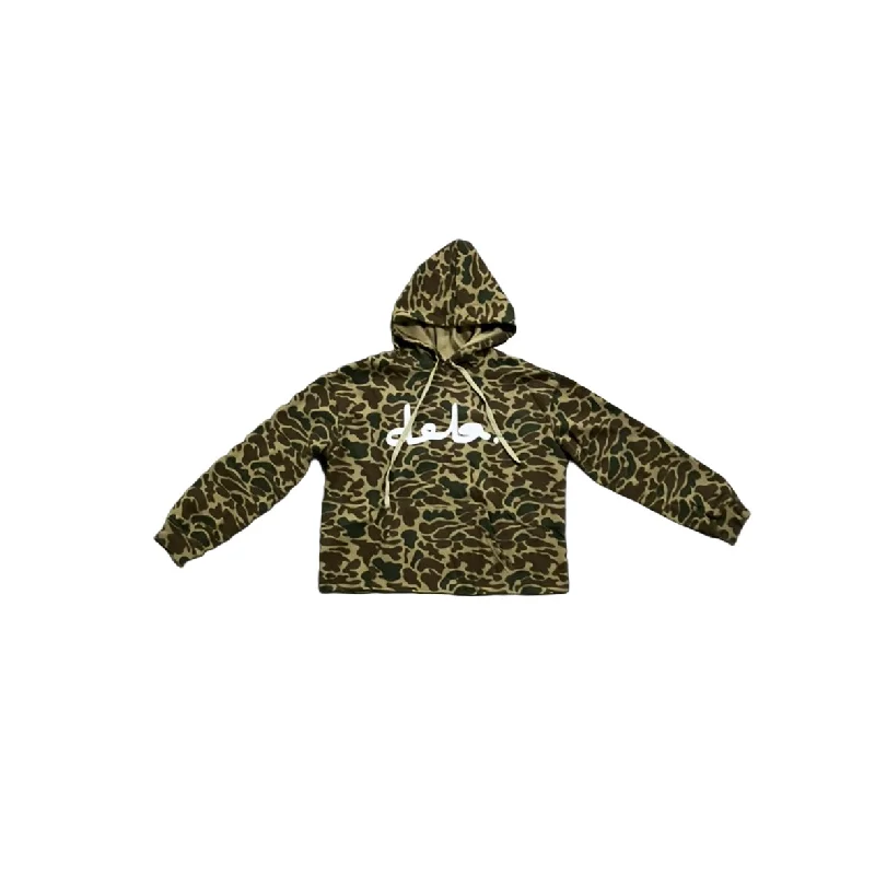 GREENISH CAMO HOOD