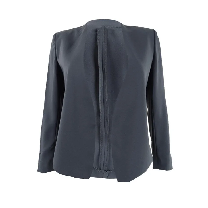 Bar III Women's Collarless Open-Front Jacket