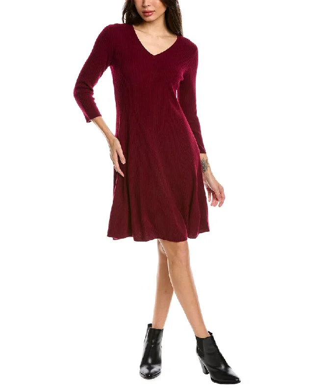 sofiacashmere A-Line Cashmere Sweaterdress