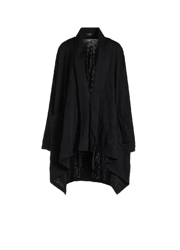 80/-C/Pe PONTE FRONT DRAPE CARDIGAN