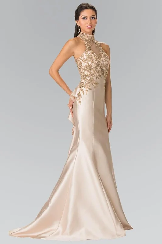 Elizabeth K - GL2280 High Neck Mermaid Gown